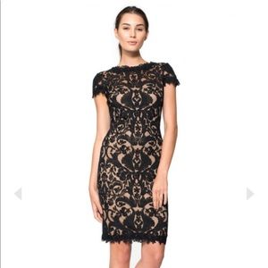 Tadashi shoji Women’s Caps-sleeve lace dress